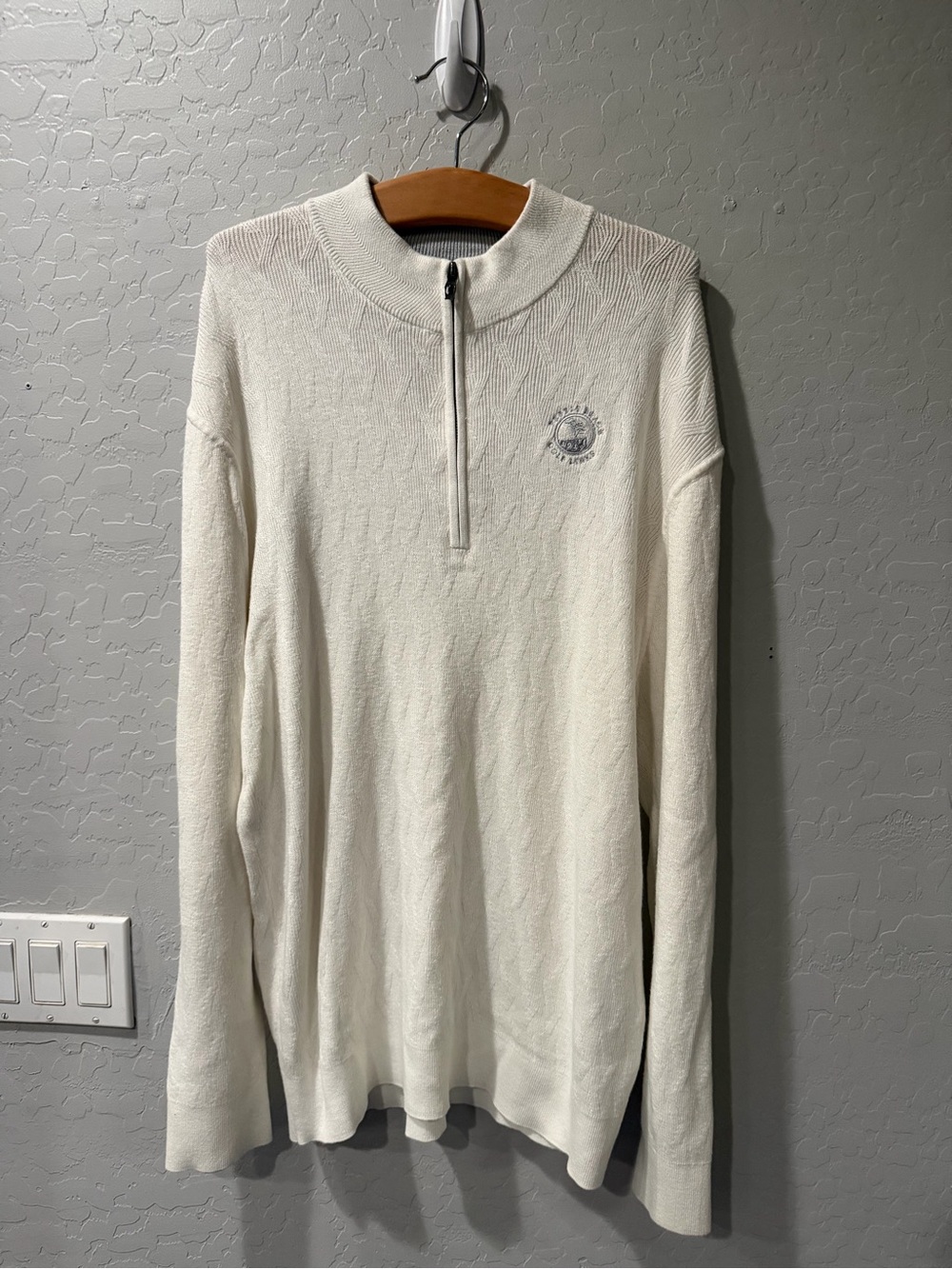 Dunning Pebble Beach Golf Quarter Zip Pullover XL Bin 2